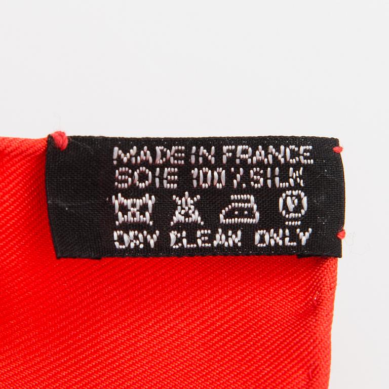 Hermès, small scarf, two pcs.