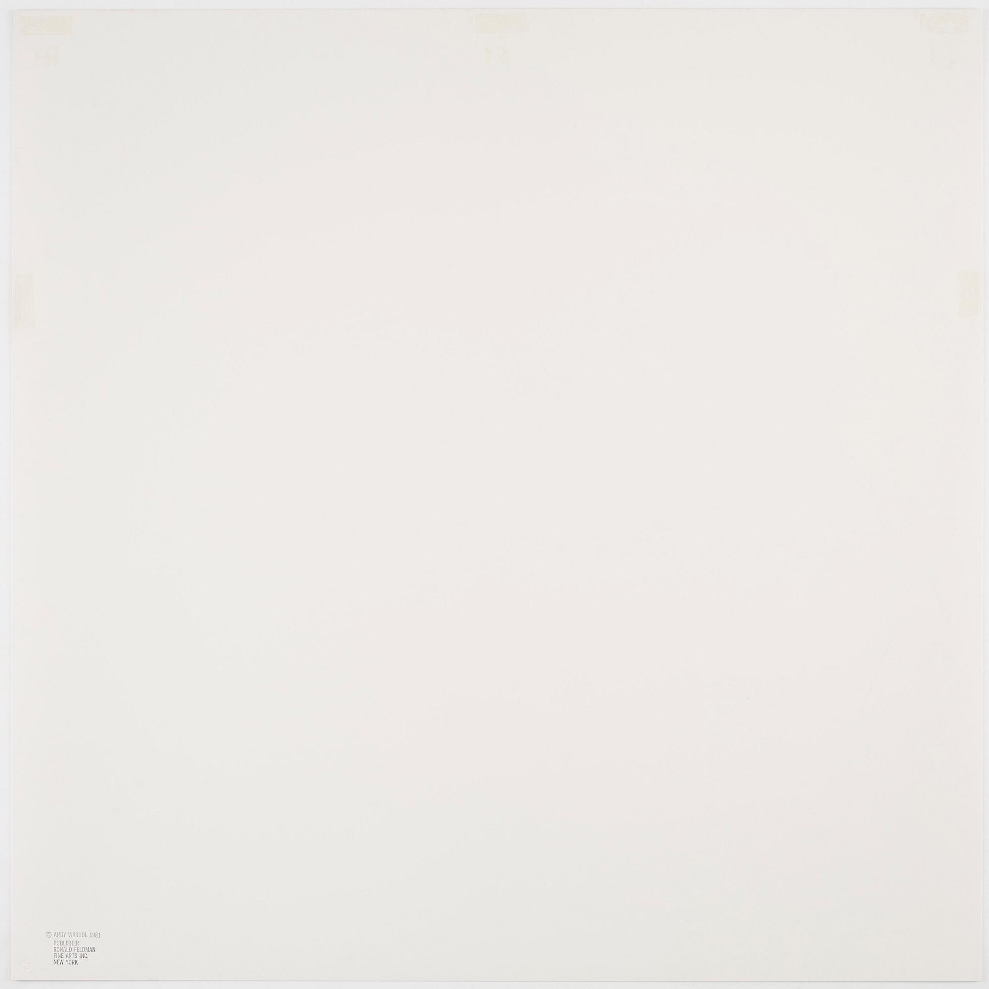 Andy Warhol, "The Shadow", ur: "Myths".