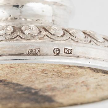 A Swedish Silver Creamer, mark of Carl Johan Kling, Gävle 1888.