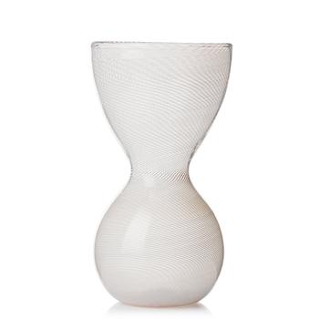 53. Carlo Scarpa, a "Mezza Filigrana" glass vase, Venini, Murano, Italy ca 1946-48.