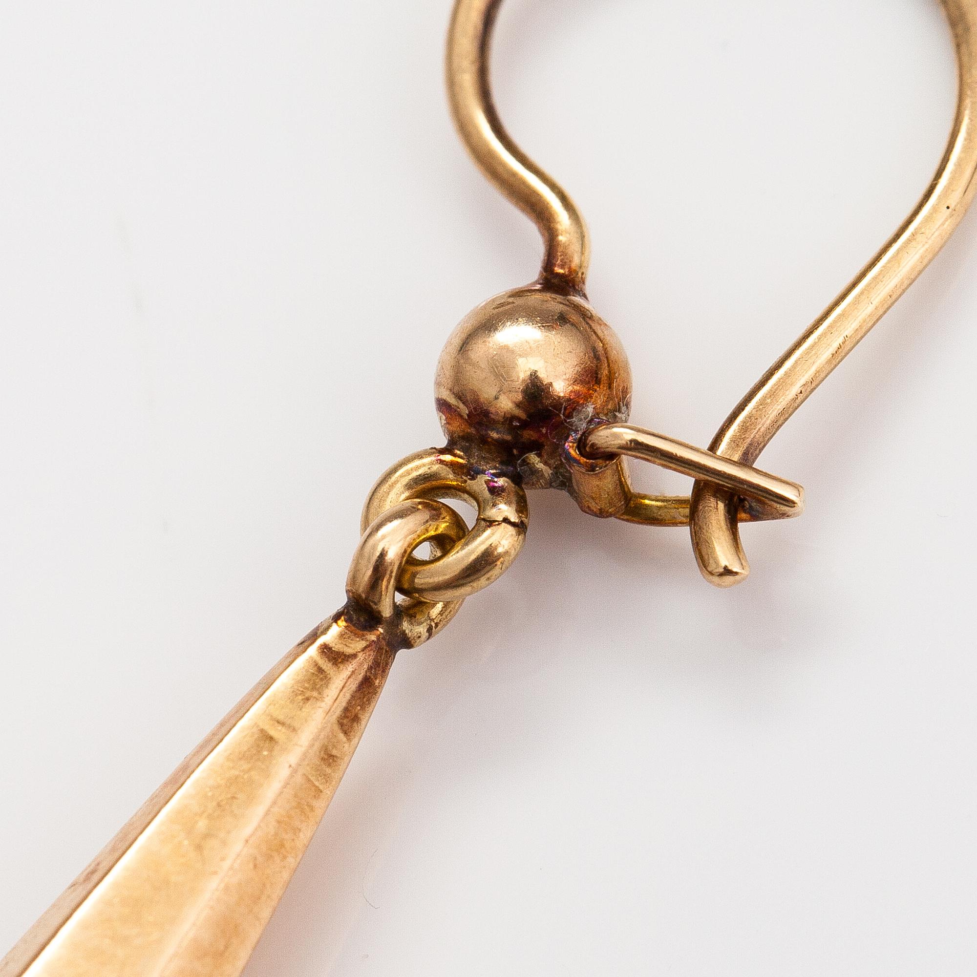 KORVAKORUPARI, 14K kultaa.