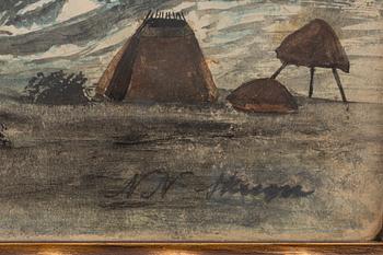 Nils Nilsson Skum, Sameviste.