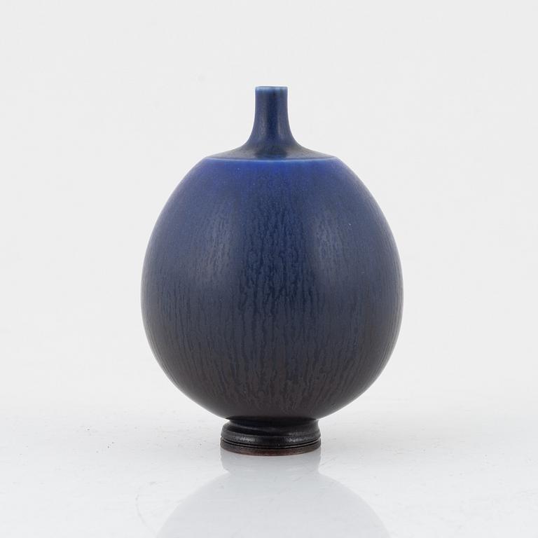 Berndt Friberg, a stoneware miniature vase, Gustavsberg studio, Sweden.