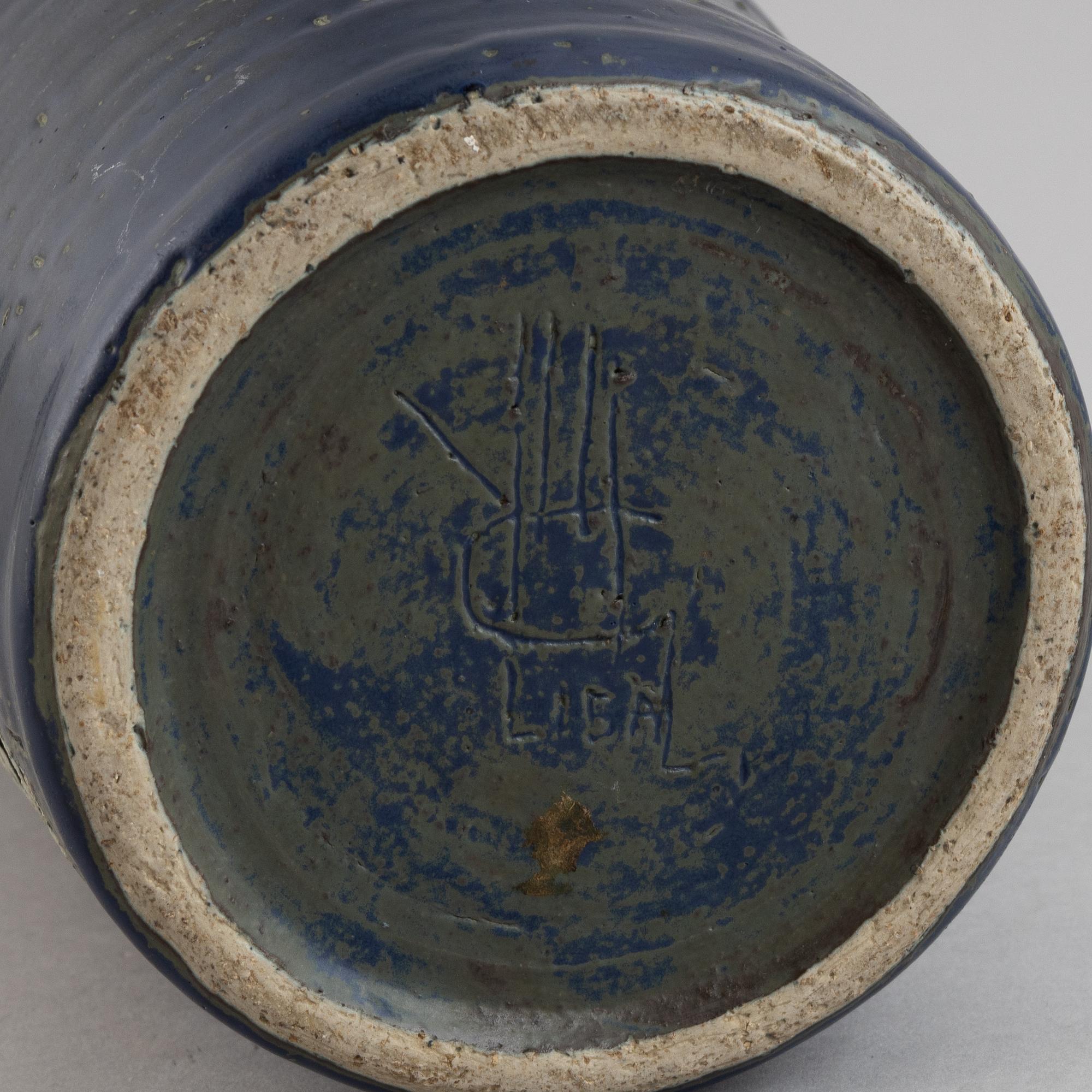 Lisa Larson, a stoneware vase for Gustavsbergs studio.