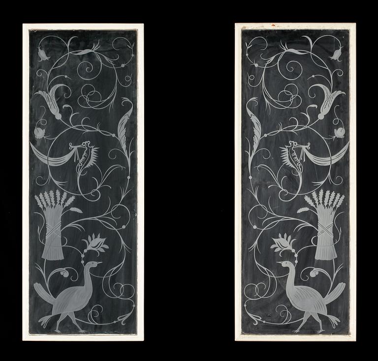 FÖNSTER, 2 st,  Sverige 1920-tal.