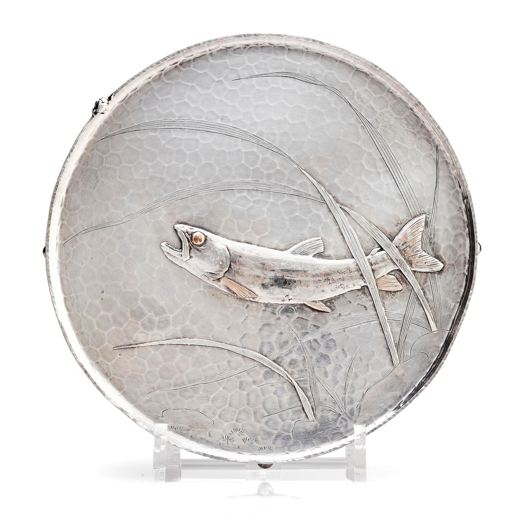 Tiffany & Co, a sterling silver tray, model no 944 M, circa 1880s.