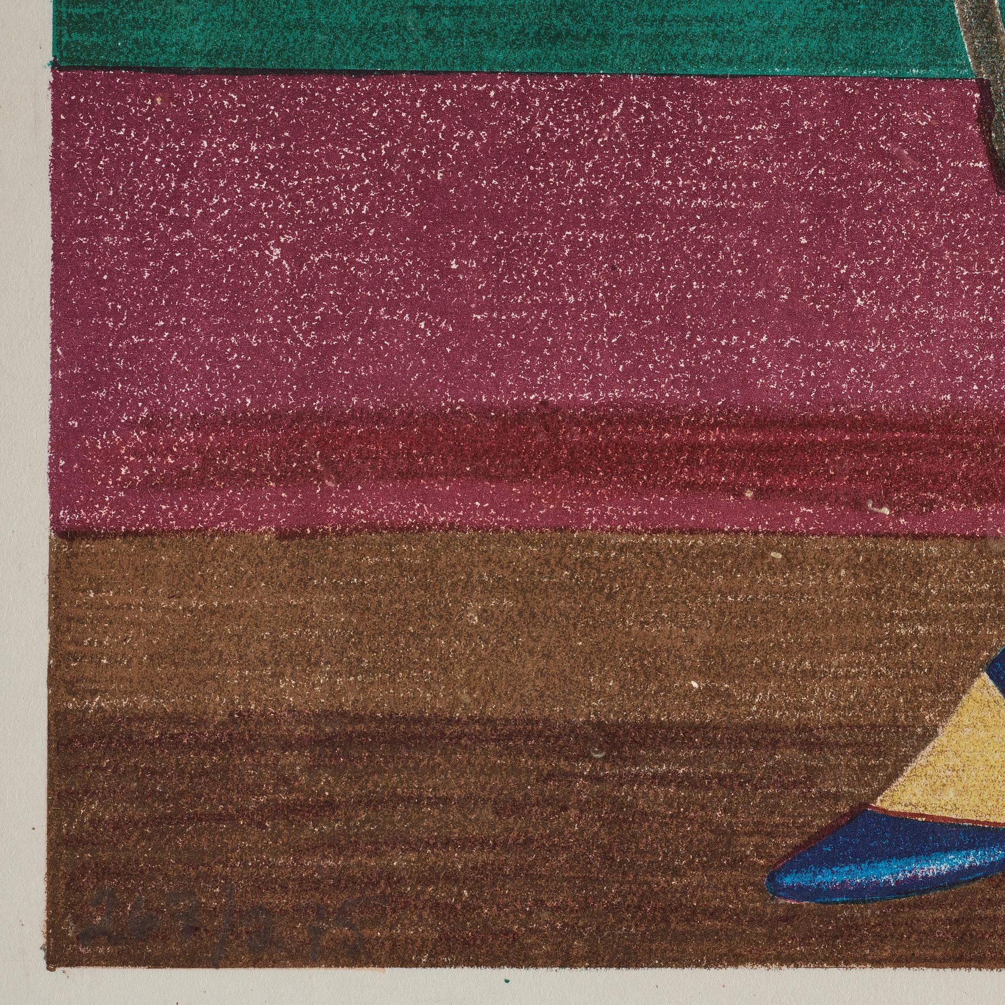 FRIEDRICH SCHRÖDER-SONNENSTERN, färglitografi, signerad och numrerad 267/275. Daterad 1965.