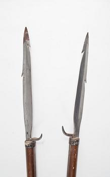 VARGSPJUT, ett par, 1800-tal.