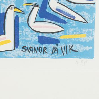 Madeleine Pyk, 'Svanor på vik'.