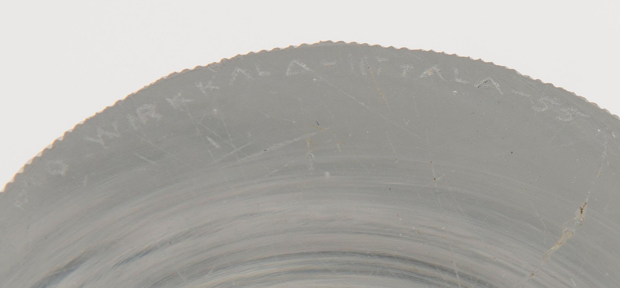 VAS, glas, signerad Tapio Wirkkala Iittala -55.