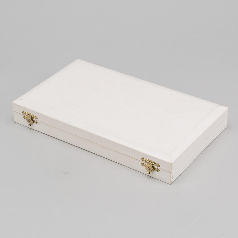 KAFFESKEDAR, silver, 11 st Rosenholm, GAB, Stockholm, 1967.