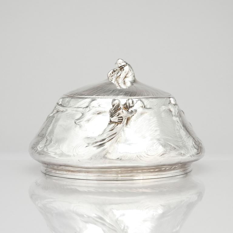 Aron Jerndahl, a silver tureen 'Dansen' (the Dance) executed by Johan August Ferngren Stockholm 1930.