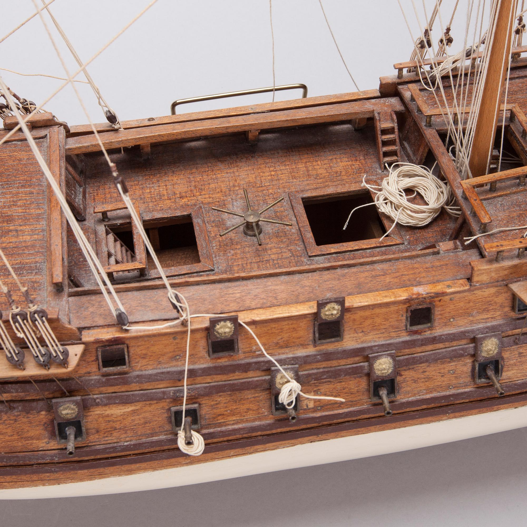 MODELLSKEPP, "Norske Löwe", Billing Boats, Danmark 1900-talets senare hälft.