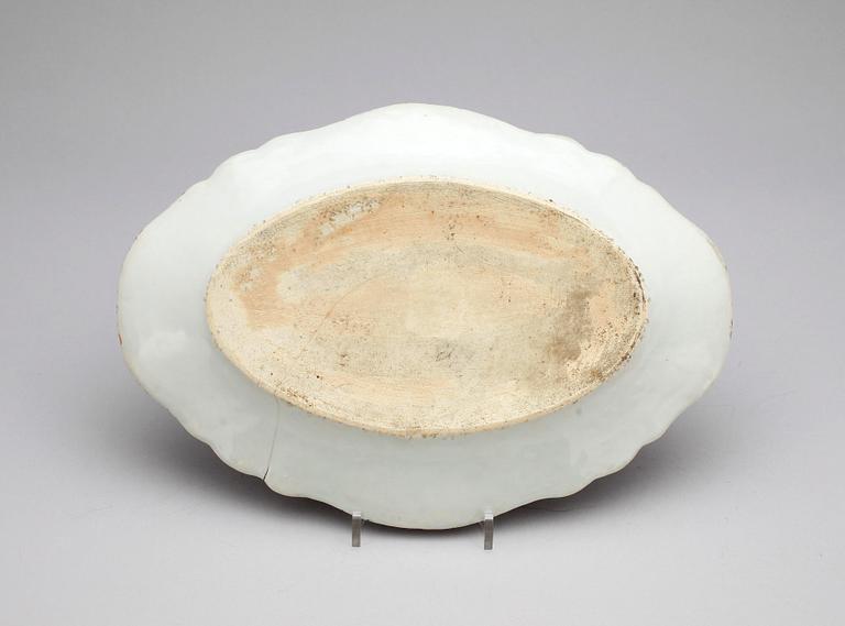 STEKFAT, porslin, Qianlong, Kina 1700-tal.