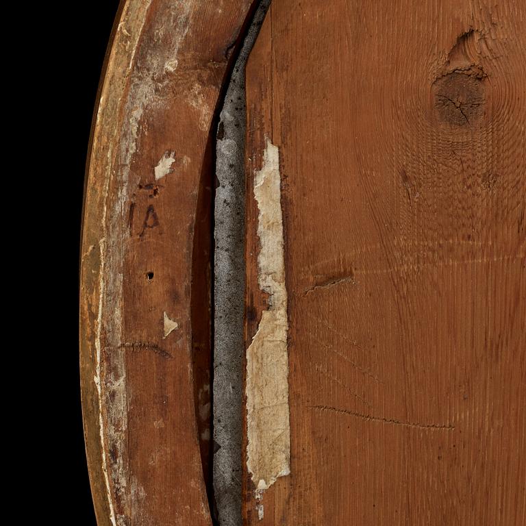 A pair of Gustavian late 18th century girandole mirrors by Johan Åkerblad, master 1758.