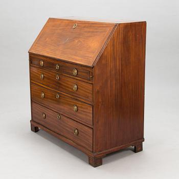 An 18th century late Gustavian secretaire chest of drawers.