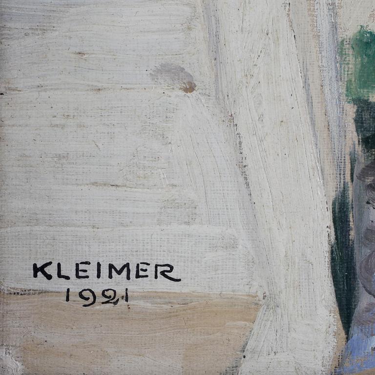 AXEL KLEIMER, olja på duk, sign o dat 1921.