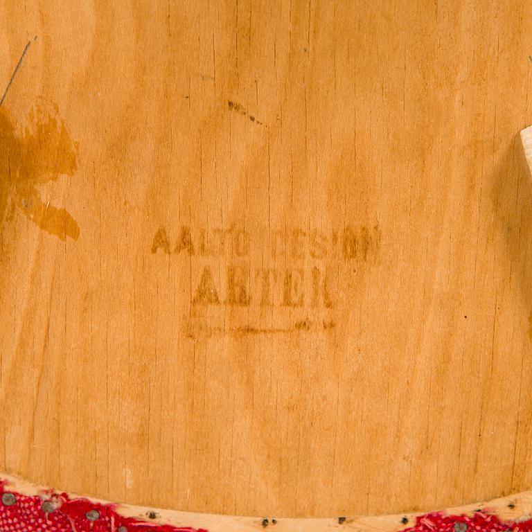 Alvar Aalto, a pair of  'A65' chairs for O.Y. Huonekalu- ja Rakennustyötehdas A.B. early 1940s.