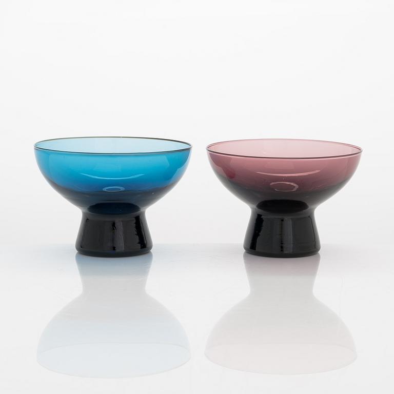 Tapio Wirkkala, jälkiruokamaljoja, 14 kpl, malli 2352. Iittala 1900-luvun puoliväli.