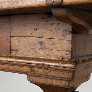 A Swedish provincial table, dated 1792.