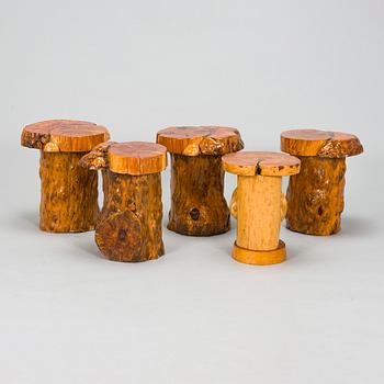 A six piece furniture group, Finland, mid-20th century.