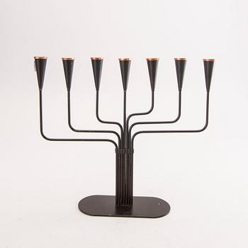 Gunnar Ander, a set of three metal candelabras for Ystad Metall.