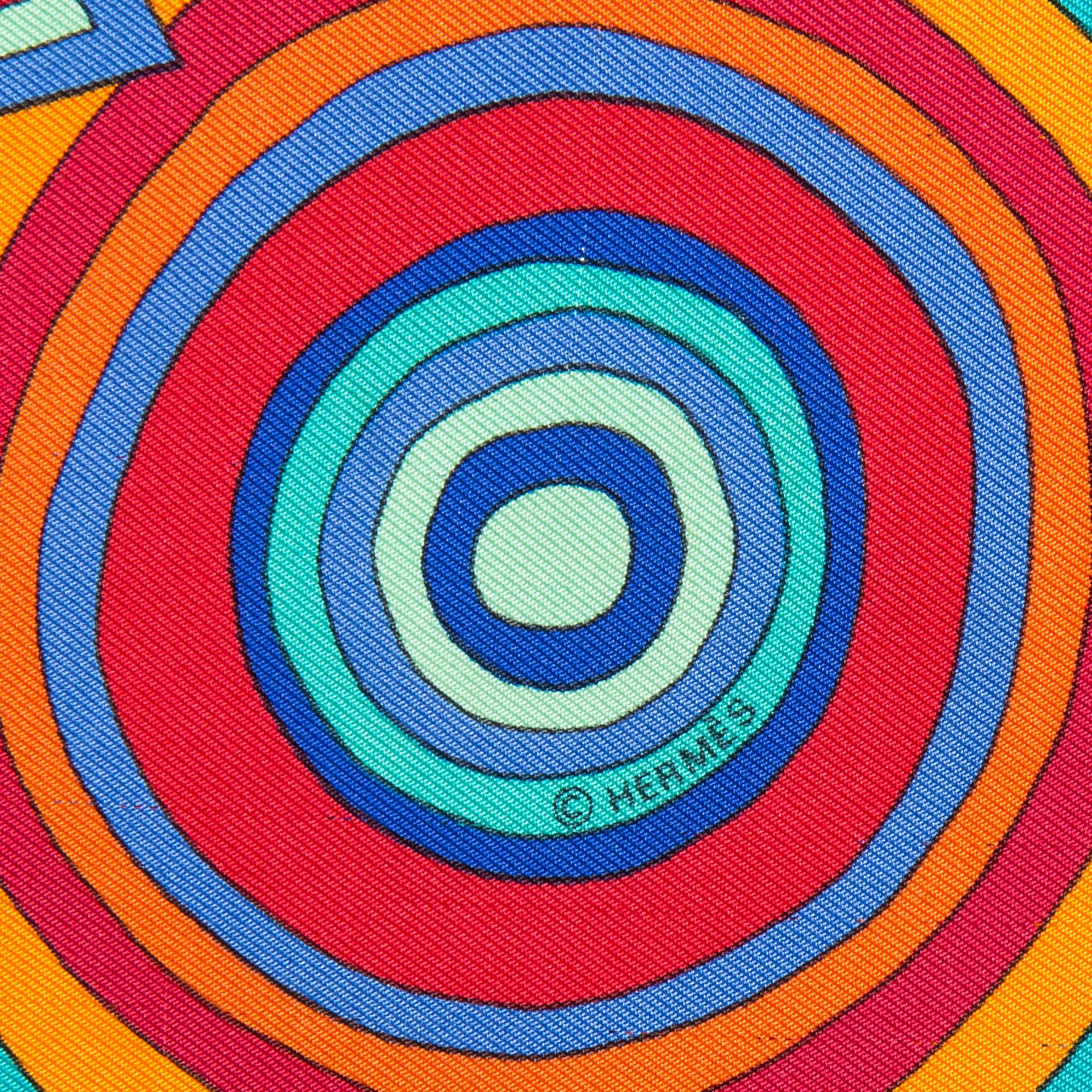 A "Tohu Bohu" Hermès silk scarf, design Claudia Mayr.