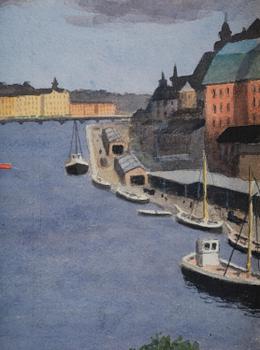Oskar Bergman, View over Stockholm.
