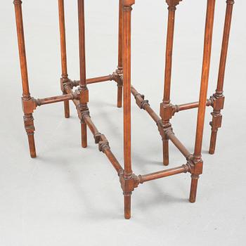 Folding table, late 19th century.
