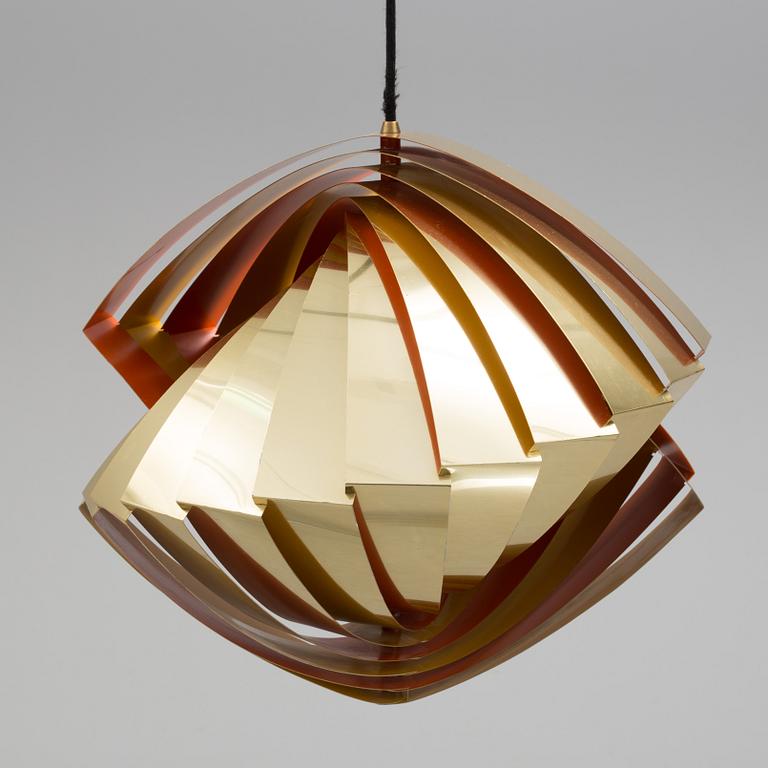 LOUIS WEISDORF, takarmatur, "Konkylie", sk. Tivolilampa, formgiven för Lyfa, 1968.