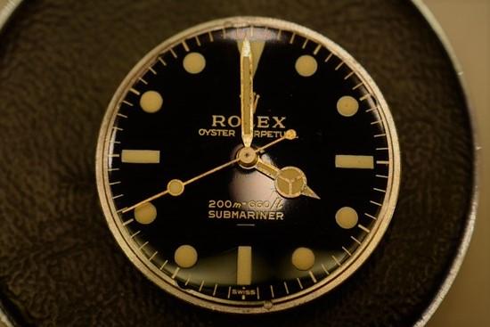 ROLEX, Submariner, "Underline, Gilt, meters first".