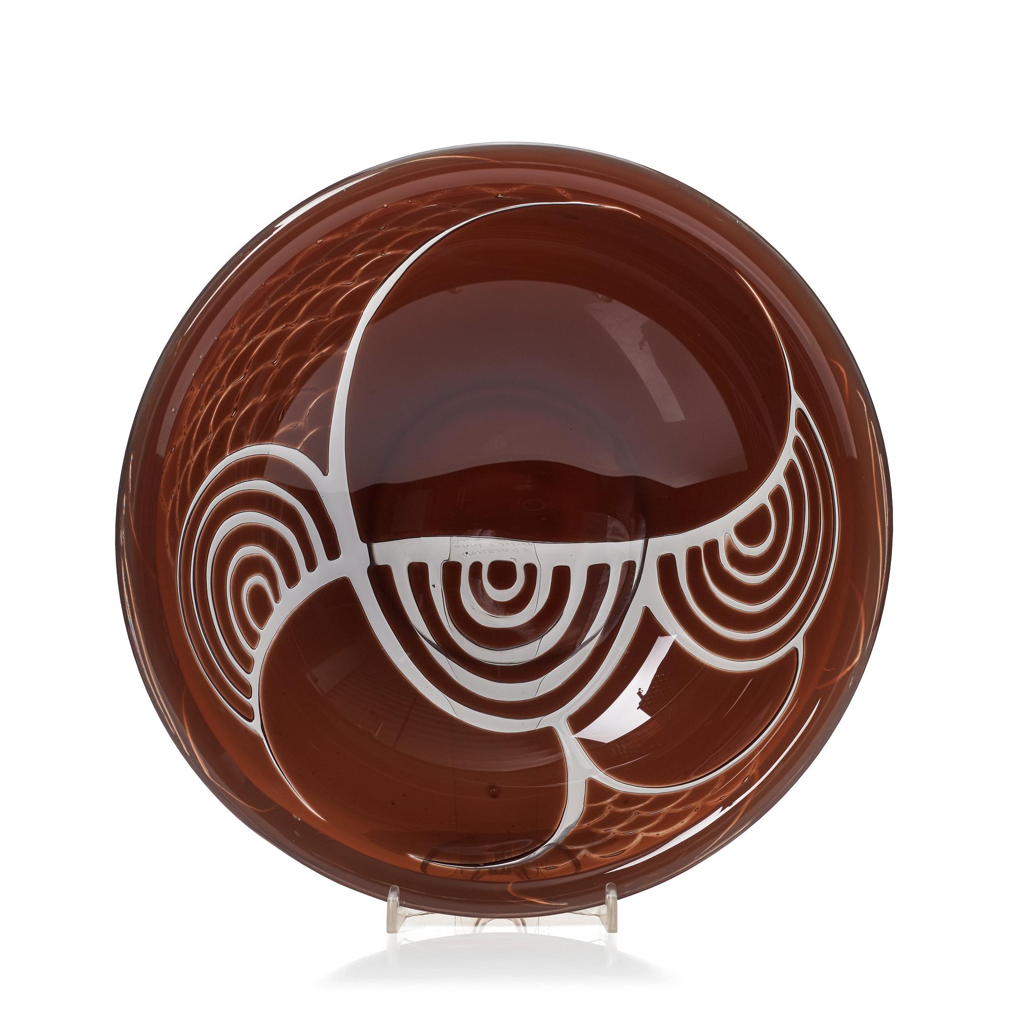 Ingeborg Lundin, an "ariel" glass vase, Orrefors 1968.