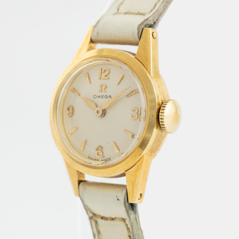 Omega, armbandsur, 17 mm.