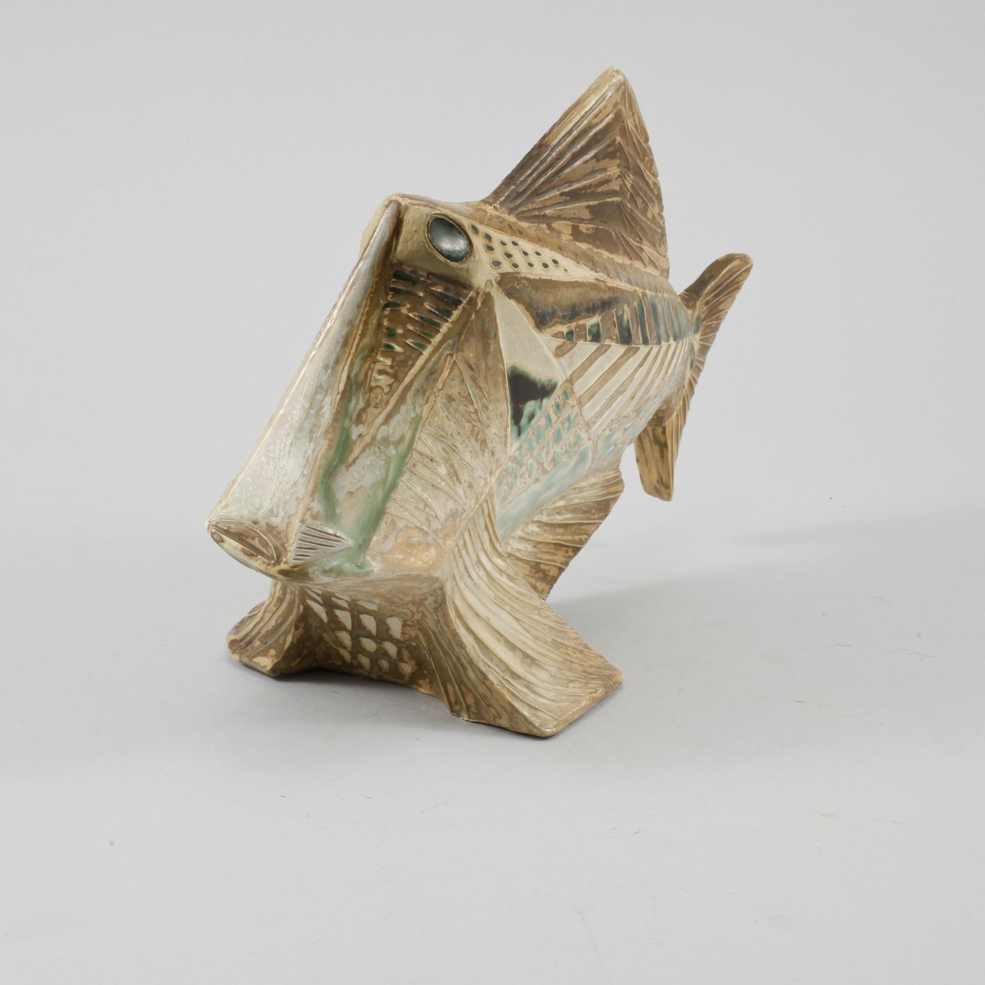 FIGURIN, stengods, Carl-Harry Stålhane, Rörstrand, omkring 1900-talets mitt.
