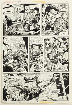 Marvel, "Human Fly", orginalteckningar, 1978.