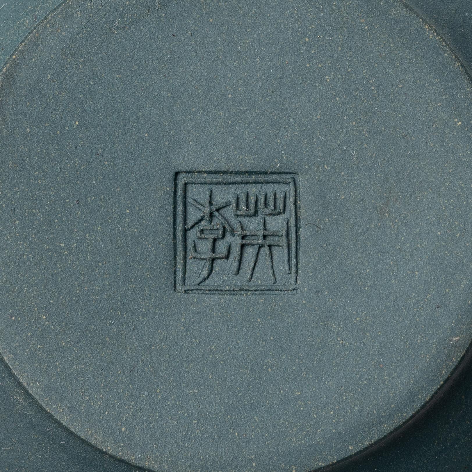 A group of three Chinese yixing 'gongfu' teapots, 1980s.