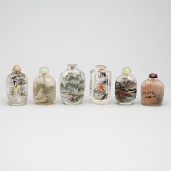 SNUSFLASKOR, 13 st, glas, Kina. Modern tillverkning.