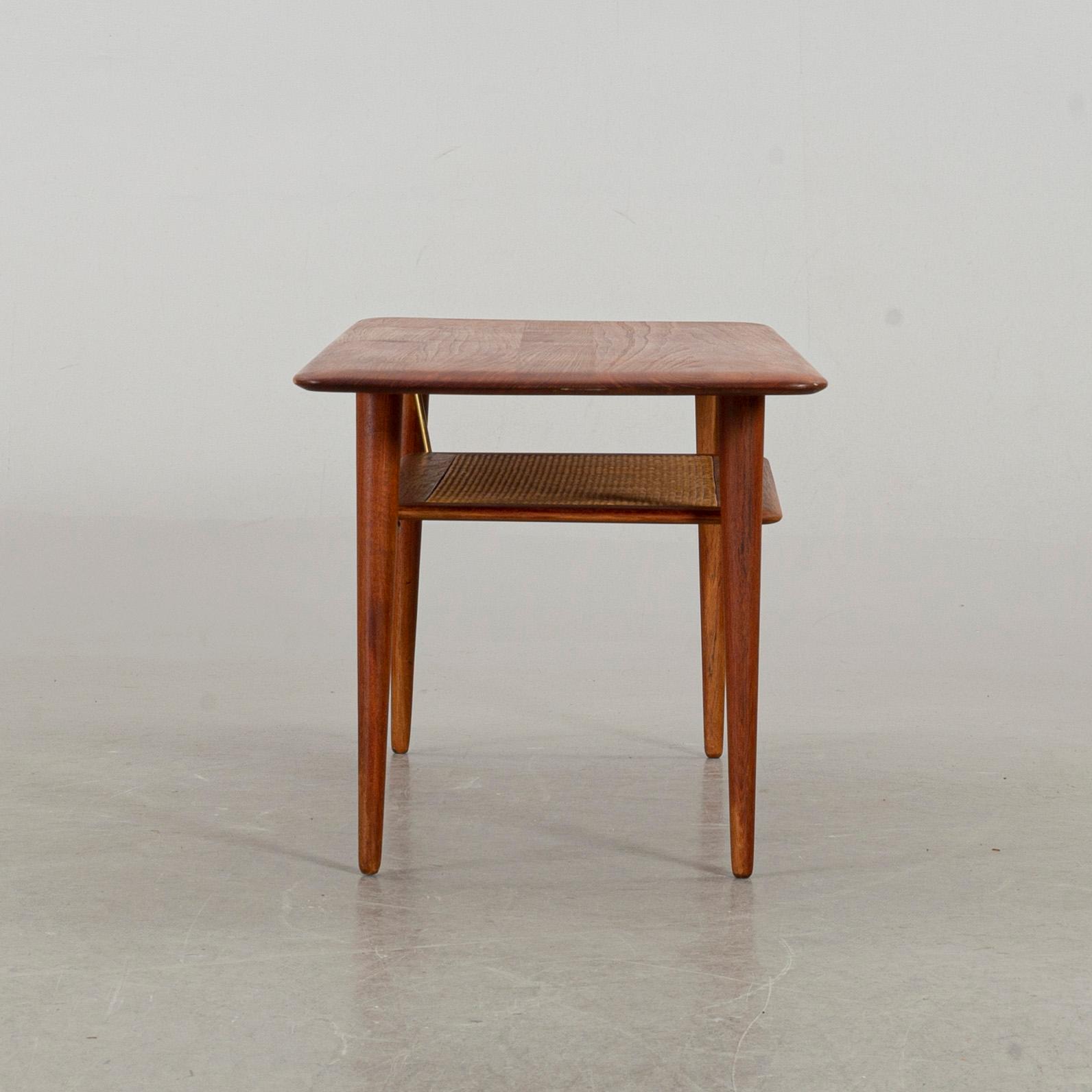 A teak sofa table by Peter Hvidt & Orla Moolgaard Nielsen, France & Søn, Denmark 1950/1960s.