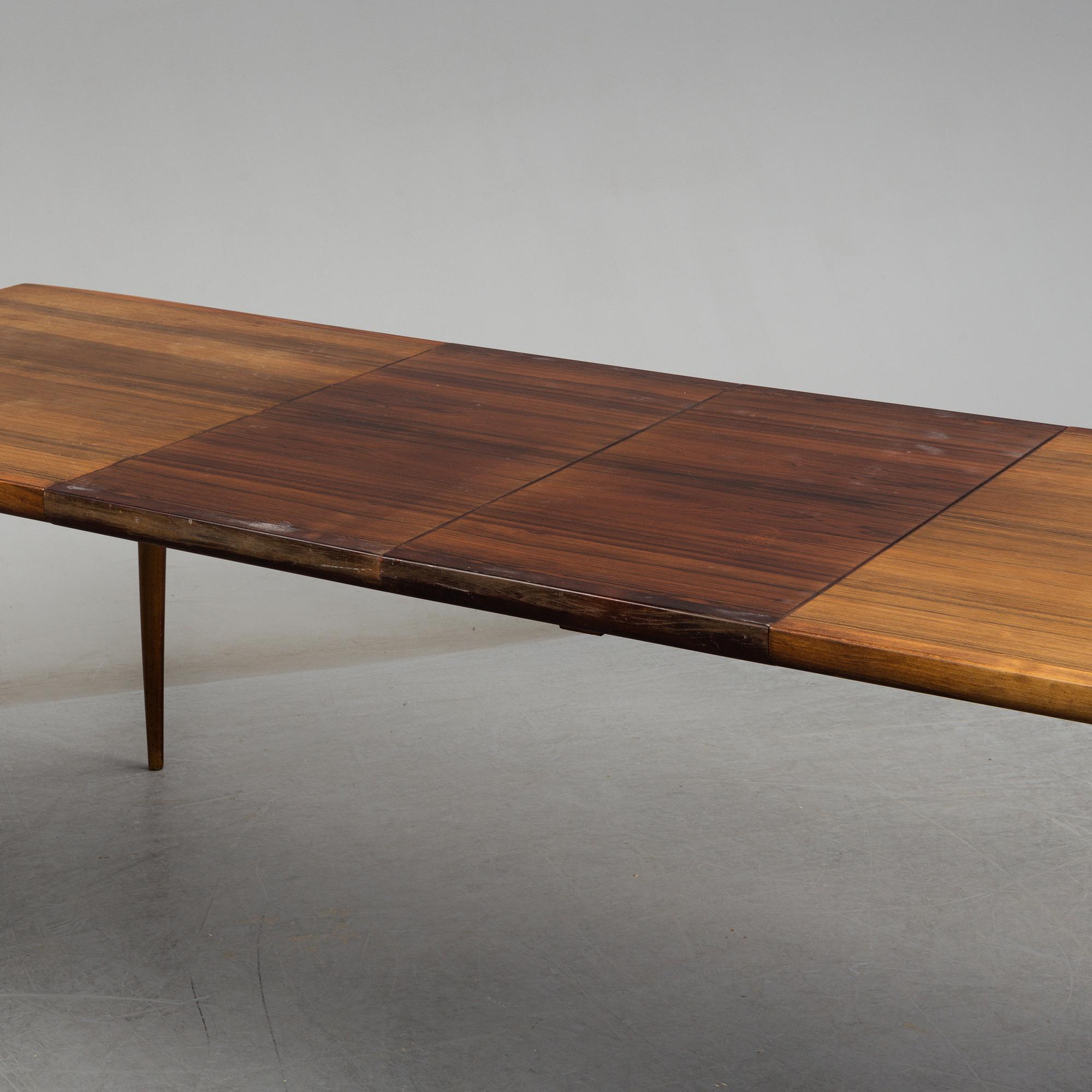 SVANTE SKOGH, matsalsgrupp, 9 delar, "Cortina", Seffle Möbelfabrik, 1960-tal.