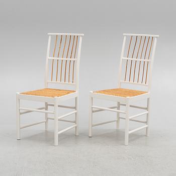 Josef Frank, stolar, 6 stycken, modell B 2025, Firma Svenskt Tenn.