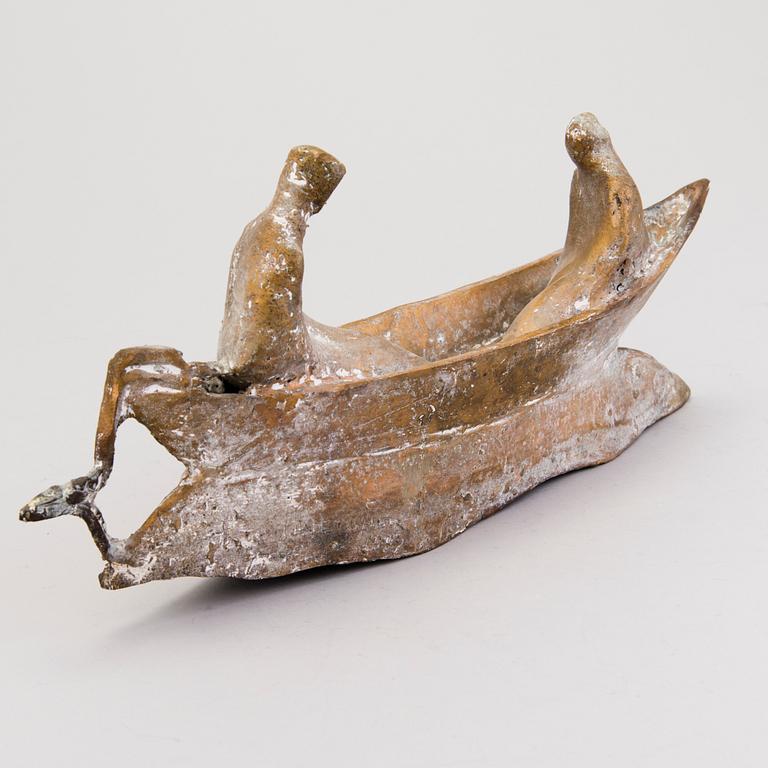UNTO HIETANEN, sculpture, bronze, signed and dated 1990.