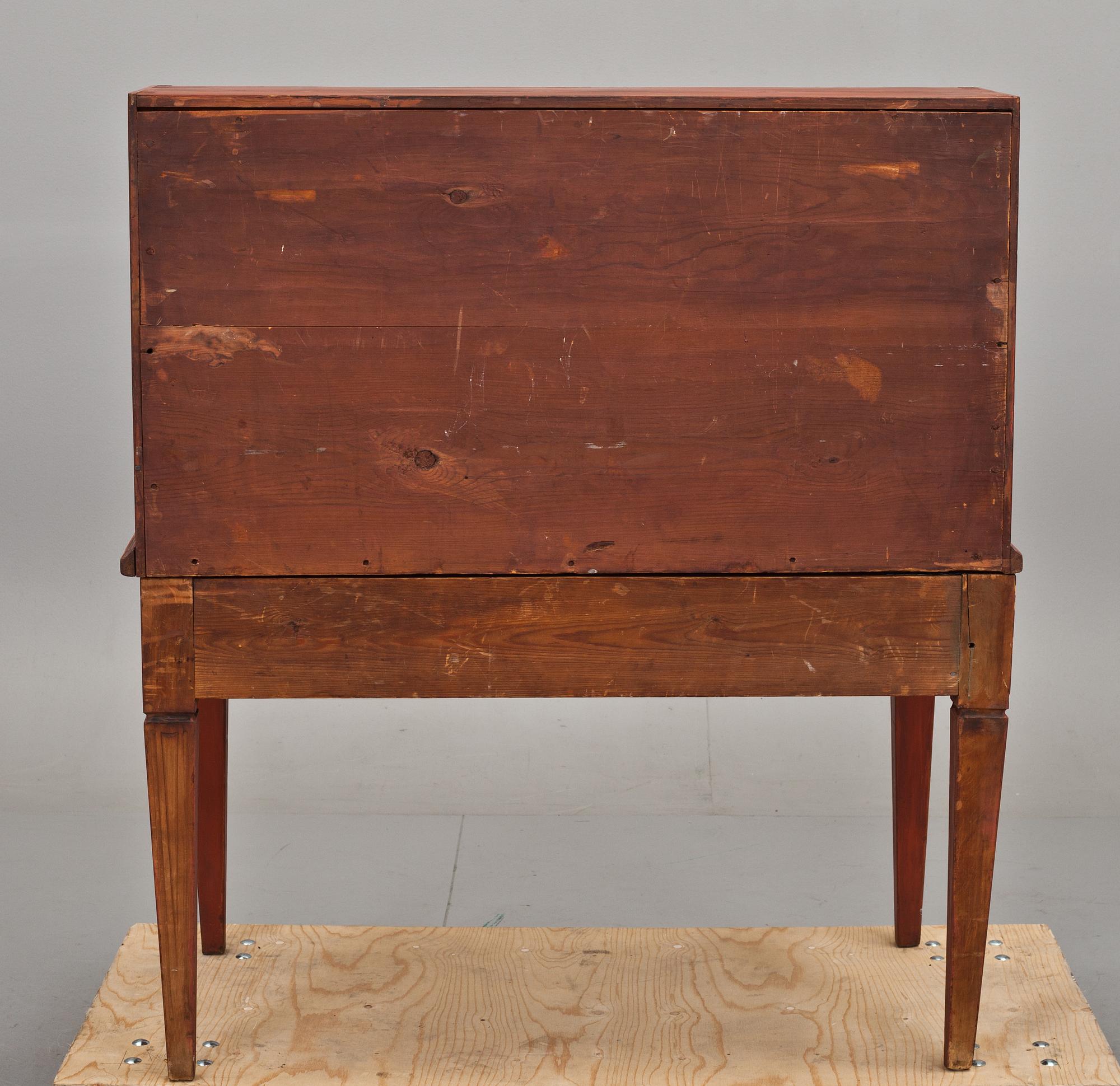 SNEDKLAFFSEKRETÄR, sengustavianskt provinsarbete. Troligen Falun, Dalarna. 1800-talets början.