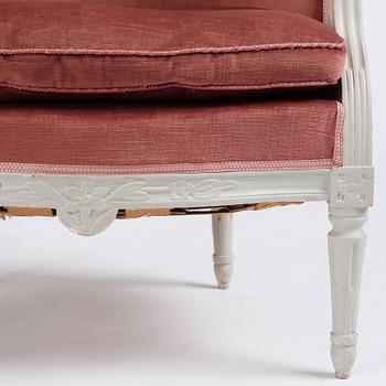 A Gustavian bergère.