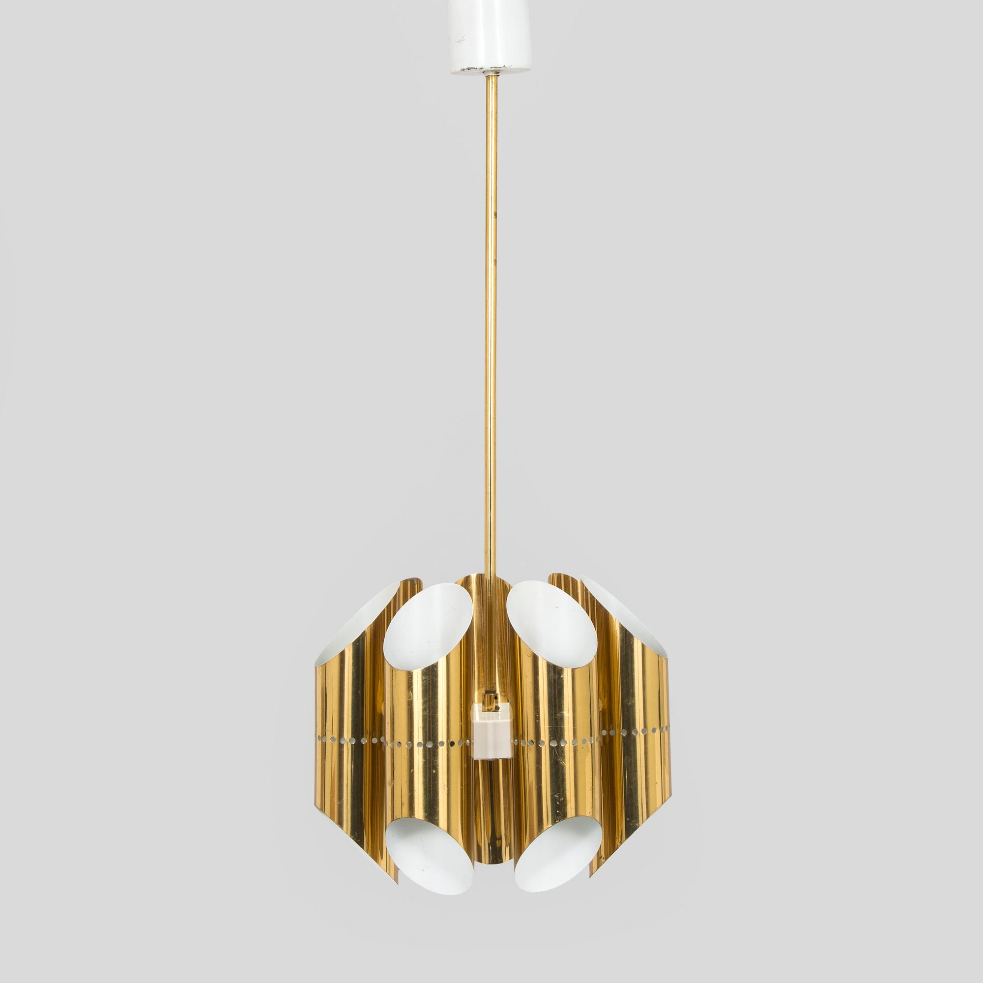 A 1960s/70s pendant light.
