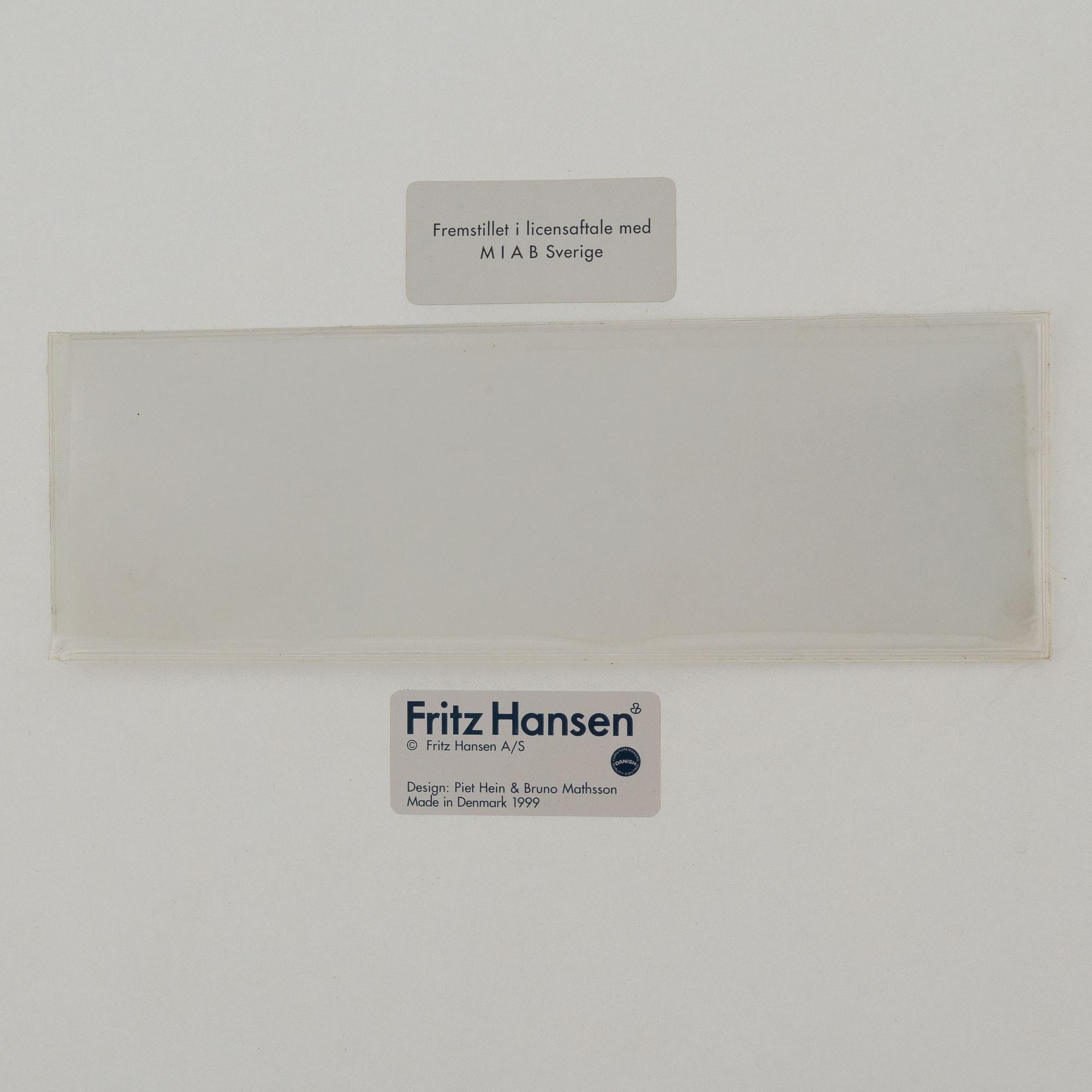 Bruno Mathsson & Piet Hein, A 'Super elliptical' dining table, Fritz Hansen, Denmark 1999.