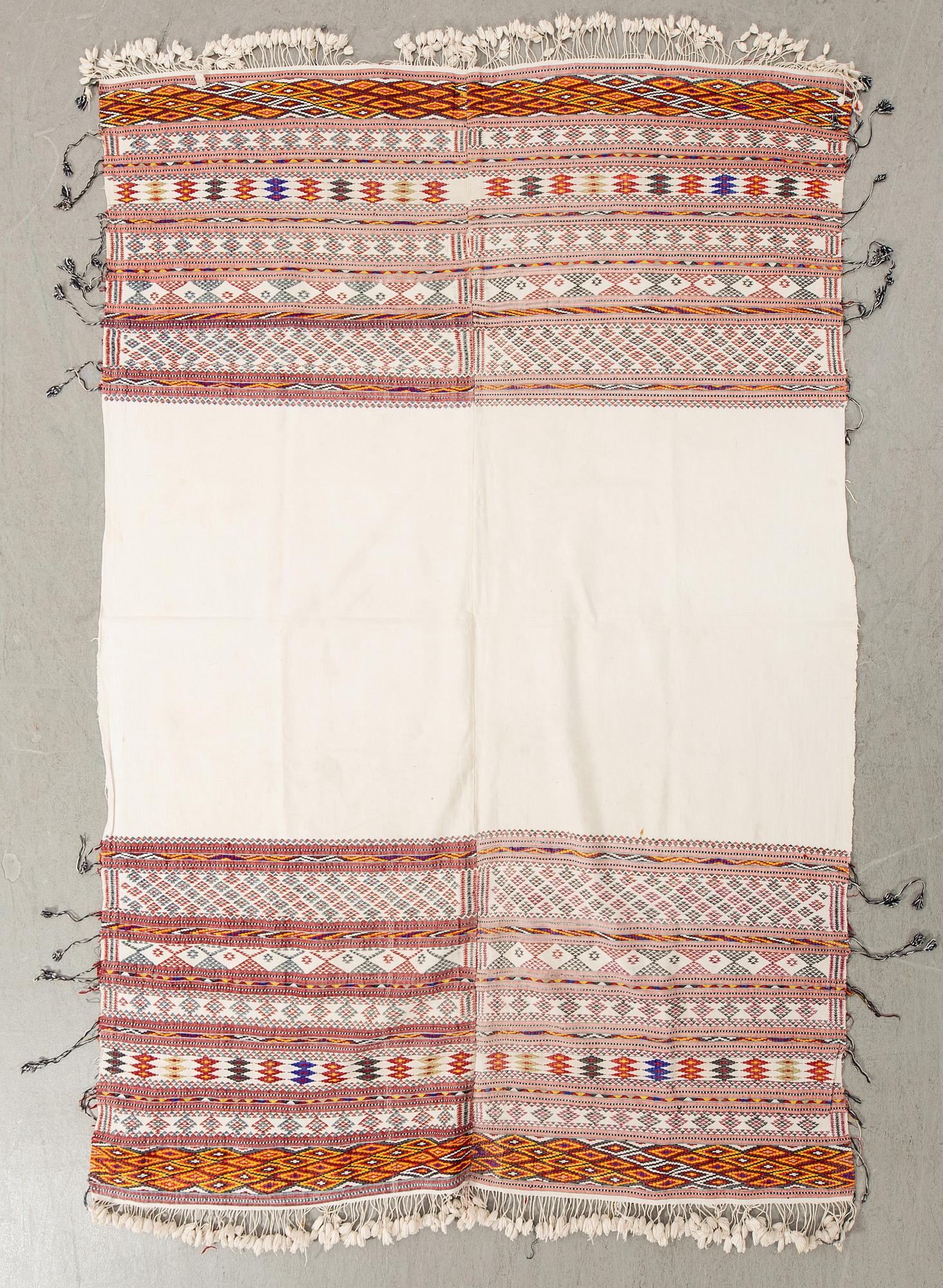 Woven Kelim Nader old/semi-antique two joined panels approx. 172x122 cm.
