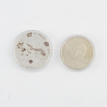 Medaljer,  24 st, silver, "Konungaätten Bernadotte", Mynthuset Sverige.