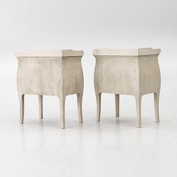 Pair of commodes, Rococo style, late 20th century.