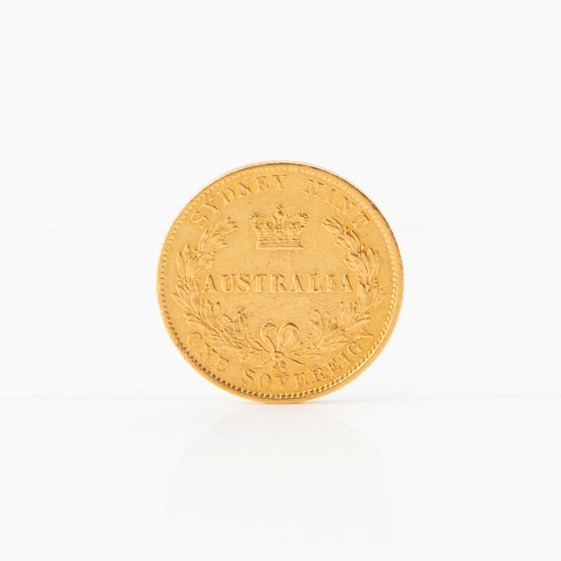 Gold Coin Sovereign 1870 Australia Victoria.