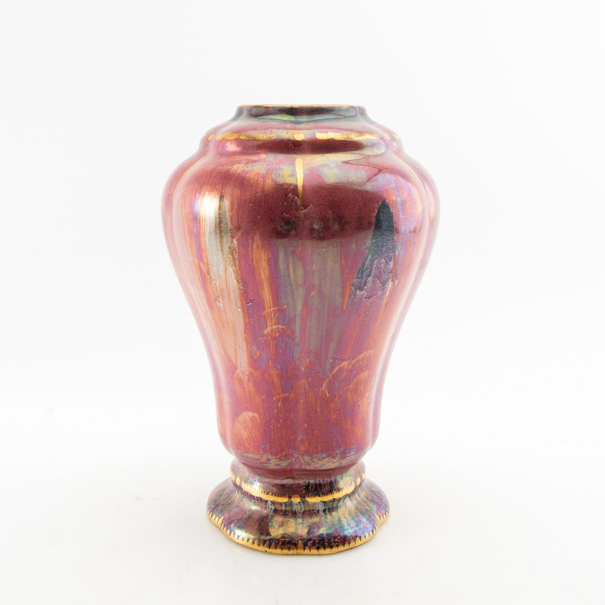 Josef Ekberg, vase Gustavsberg signed and dated 1931.